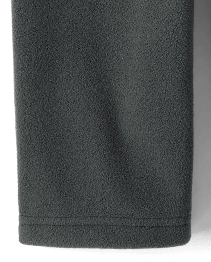 Pantalon de survêtement en microfibre polaire pour petits garçons