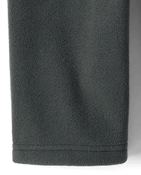 Pantalon de survêtement en microfibre polaire pour petits garçons