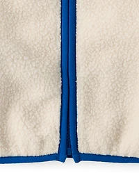 Toddler Boys Colorblock Sherpa Zip Up Hoodie