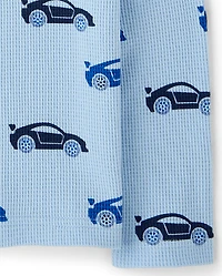 Baby And Toddler Boys Print Thermal Top