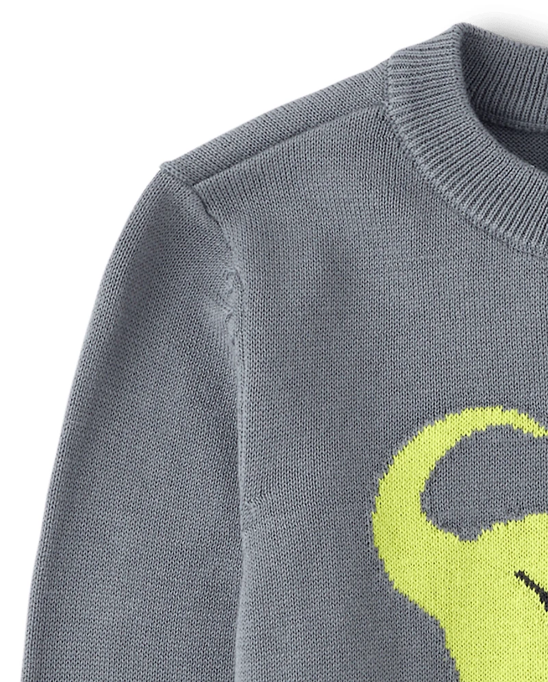 Toddler Boys Intarsia Sweater