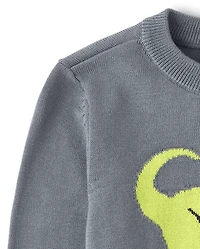 Toddler Boys Intarsia Sweater
