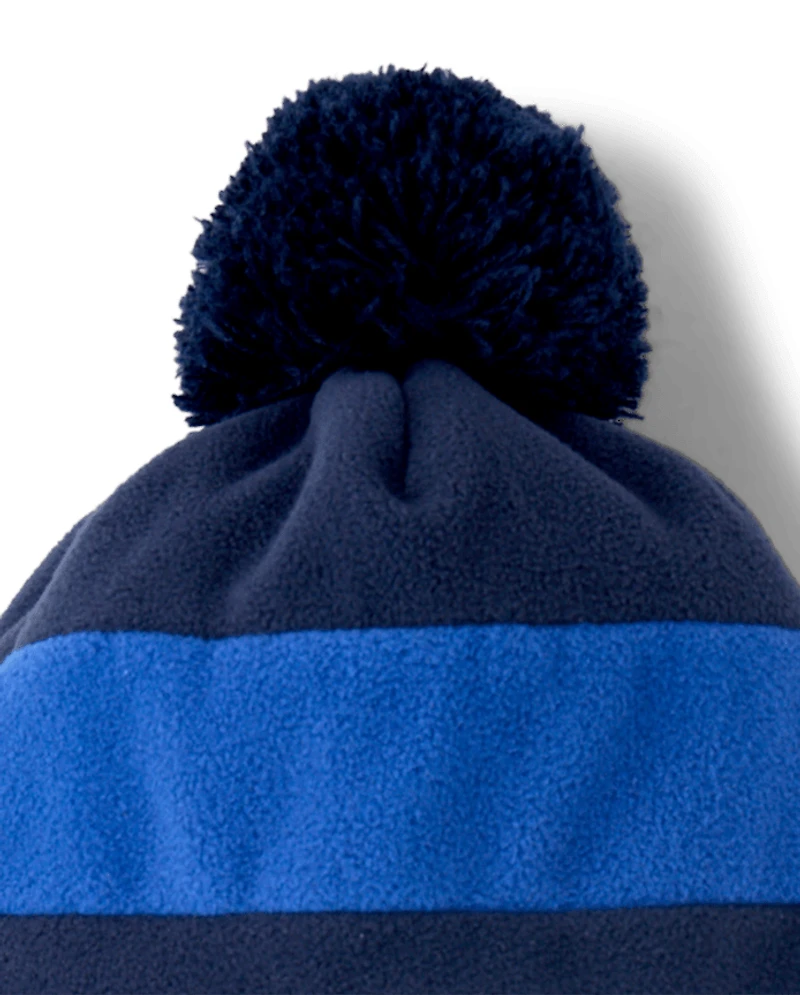 Toddler Boys Colorblock Microfleece 2-Piece Cold Weather Set