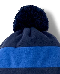 Toddler Boys Colorblock Microfleece 2-Piece Cold Weather Set