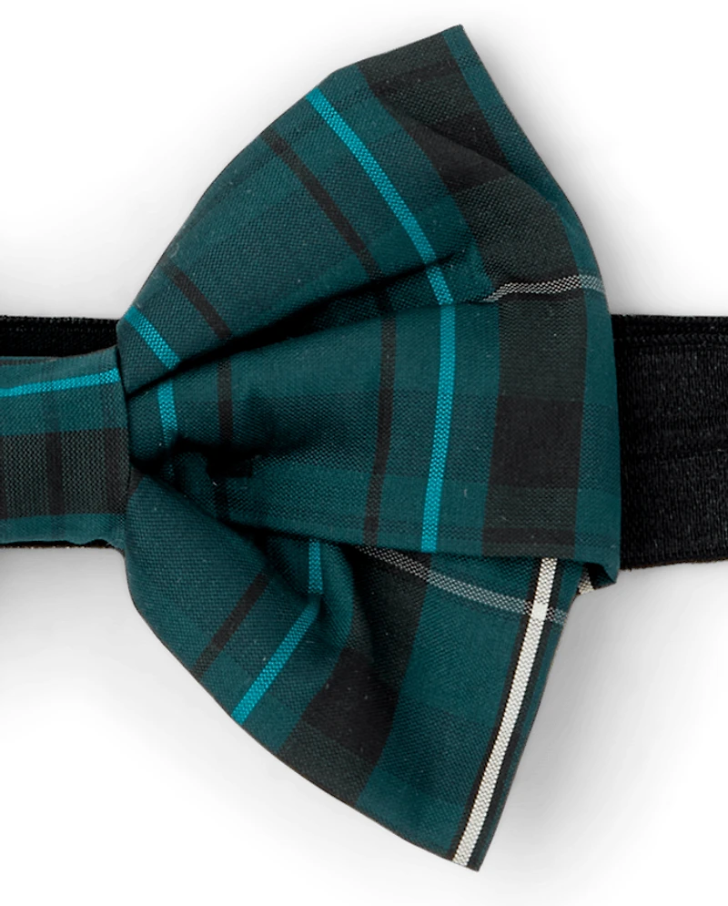 Baby Girls Plaid Bow Headwrap