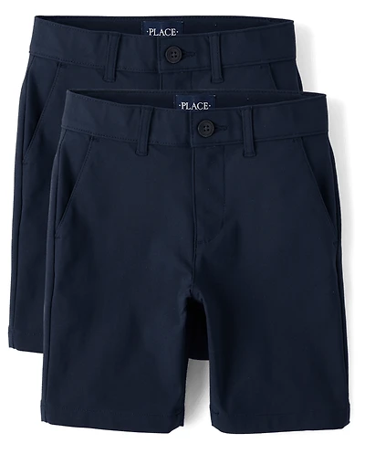 Boys Uniform Quick Dry Premium Chino Shorts -Pack