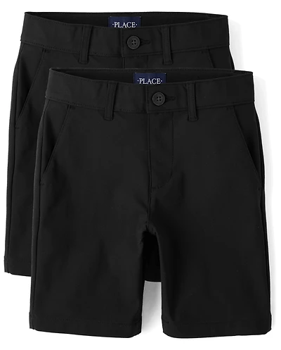 Boys Uniform Quick Dry Premium Chino Shorts -Pack