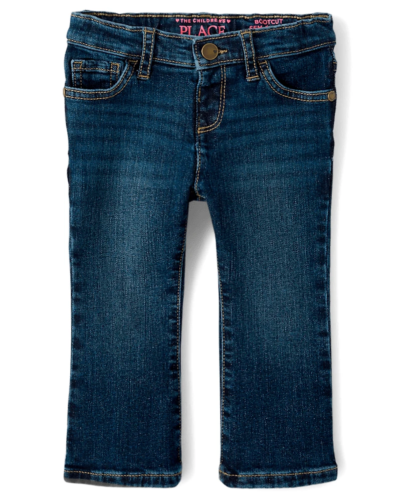 Baby And Toddler Girls Bootcut Jeans 2-Pack
