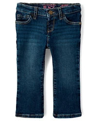 Baby And Toddler Girls Bootcut Jeans 2-Pack