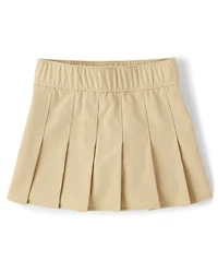 Girls Uniform Quick Dry Pleated Skort 2-Pack