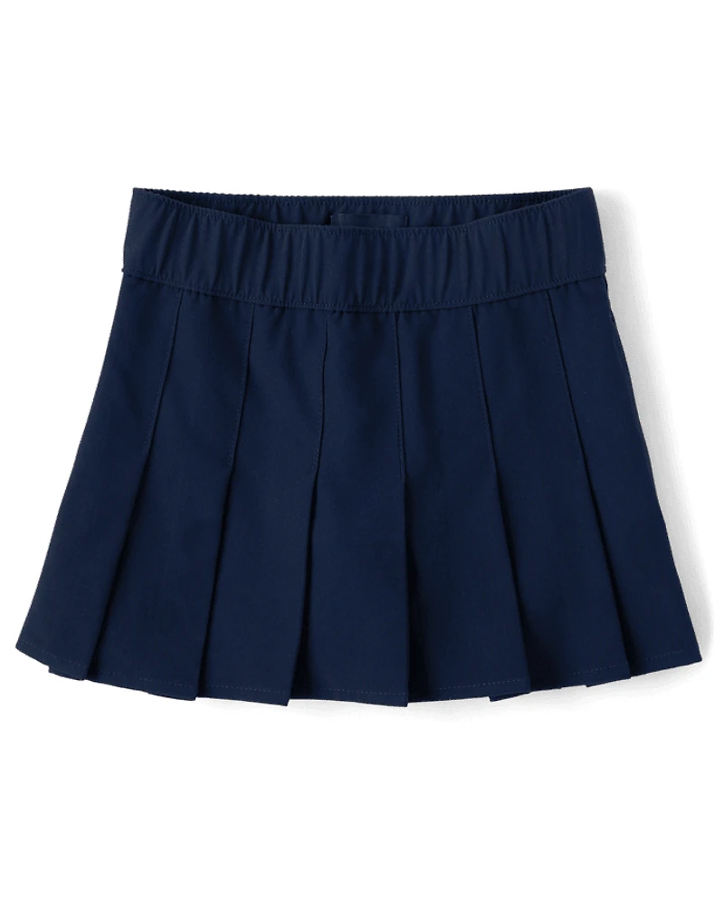 Girls Uniform Quick Dry Pleated Skort 3-Pack