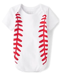 Baby Sports Graphic Bodysuit 4-Pack