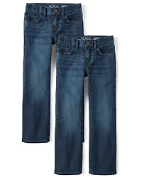 Boys Bootcut Jeans 2-Pack