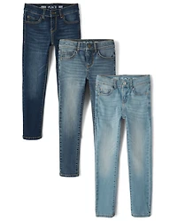 Boys Skinny Jeans 3-Pack
