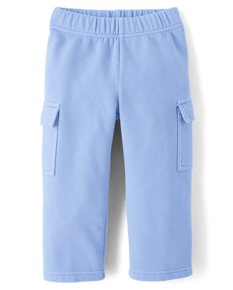 Baby And Toddler Garment Dyed Premium Fleece 2-Piece Outfit Set