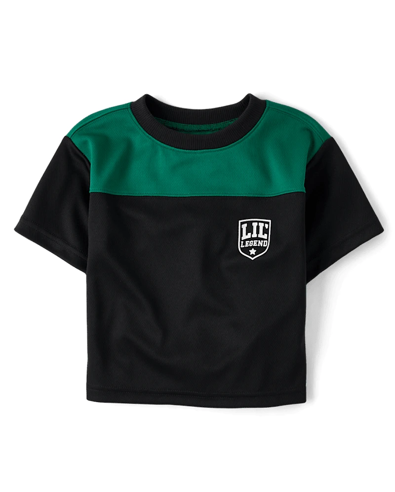 Baby And Toddler Boys Quick Dry Mesh 2-Piece Outfit Set