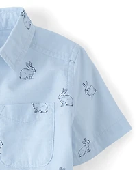 Baby And Toddler Boys Bunny 2-Piece Outfit Set