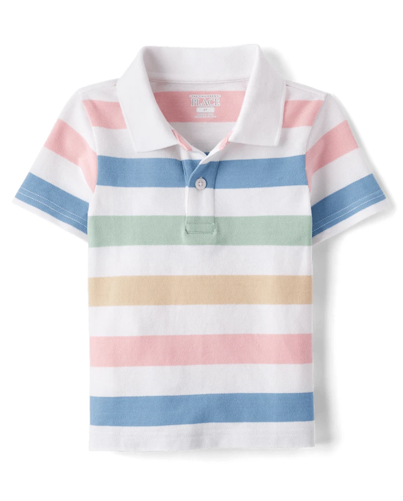 Baby And Toddler Boys Striped 2-Piece Outfit Set