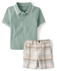 Baby And Toddler Boys Tipping 2-Piece Outfit Set