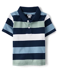 Baby And Toddler Boys Striped 2-Piece Outfit Set