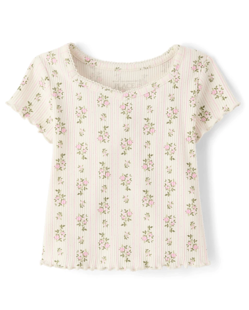 Toddler Girls Floral 2-Piece Outfit Set
