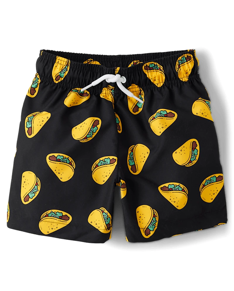 Boys Taco Rashguard Swimsuit