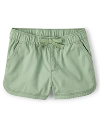 Baby And Toddler Girls Pull On Shorts 4-Pack