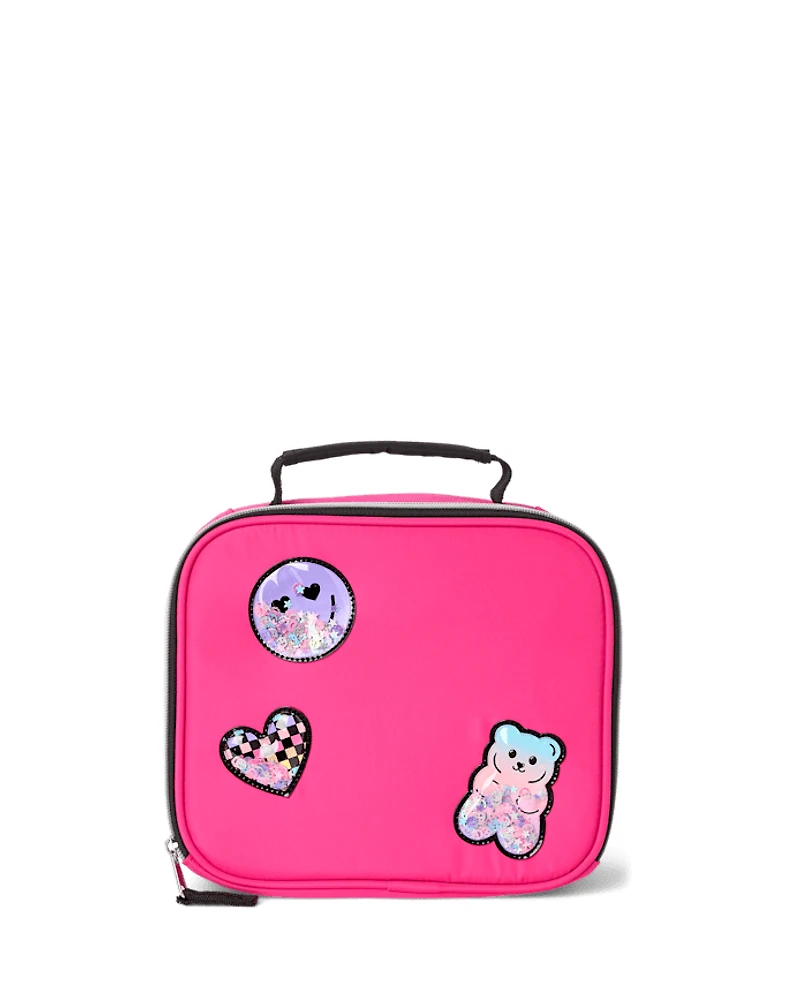 Girls Shakey Icon Patch Backpack 2-Piece Set