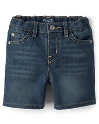 Baby And Toddler Boys Jean Shorts 2-Pack