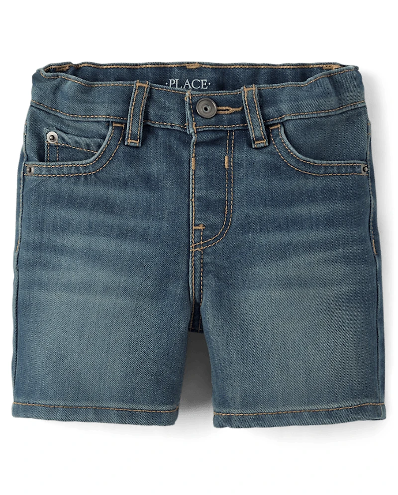 Baby And Toddler Boys Jean Shorts 2-Pack