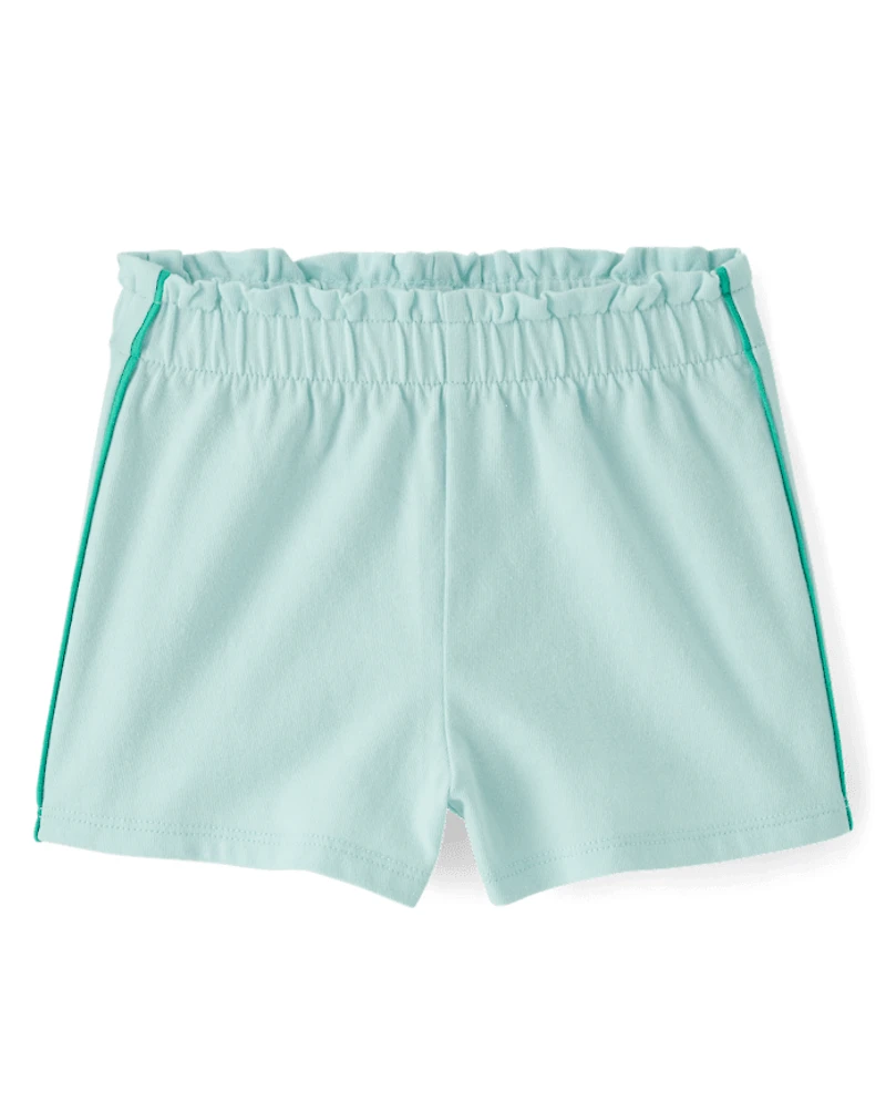 Baby And Toddler Girls Embroidered Seashell 2-Piece Outfit Set