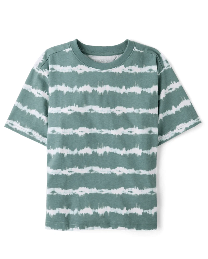 Boys Tie Dye Striped Tee 2-Pack