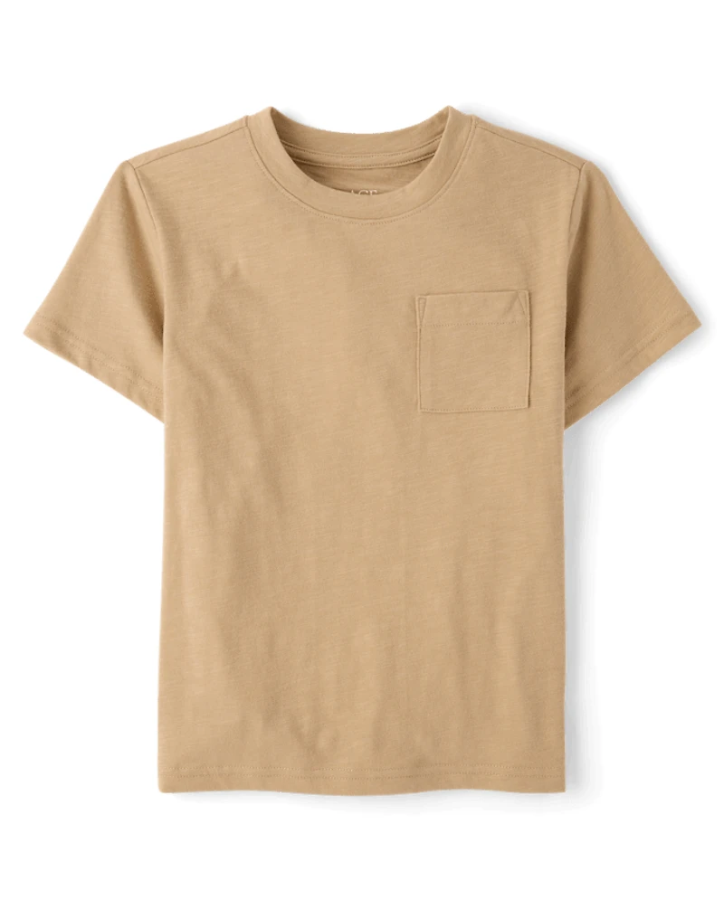 Boys Pocket Tee 4-Pack