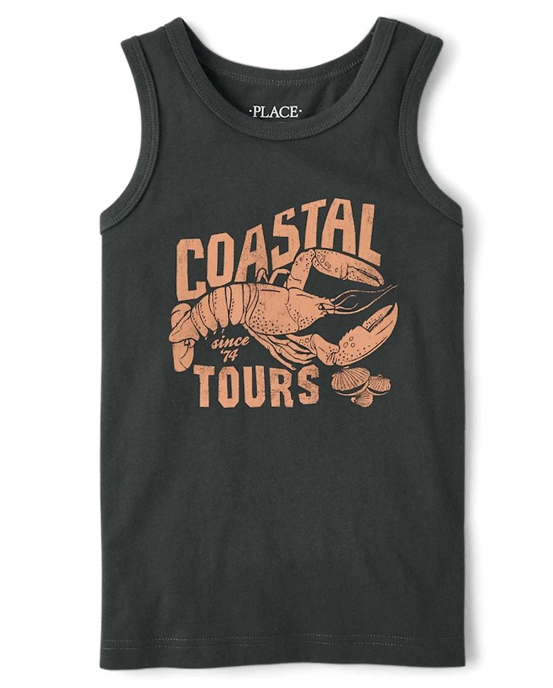 Boys Coastal Tours 2-Piece Outfit Set