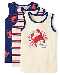 Baby And Toddler Boys Crab 6-Piece Outfit Set