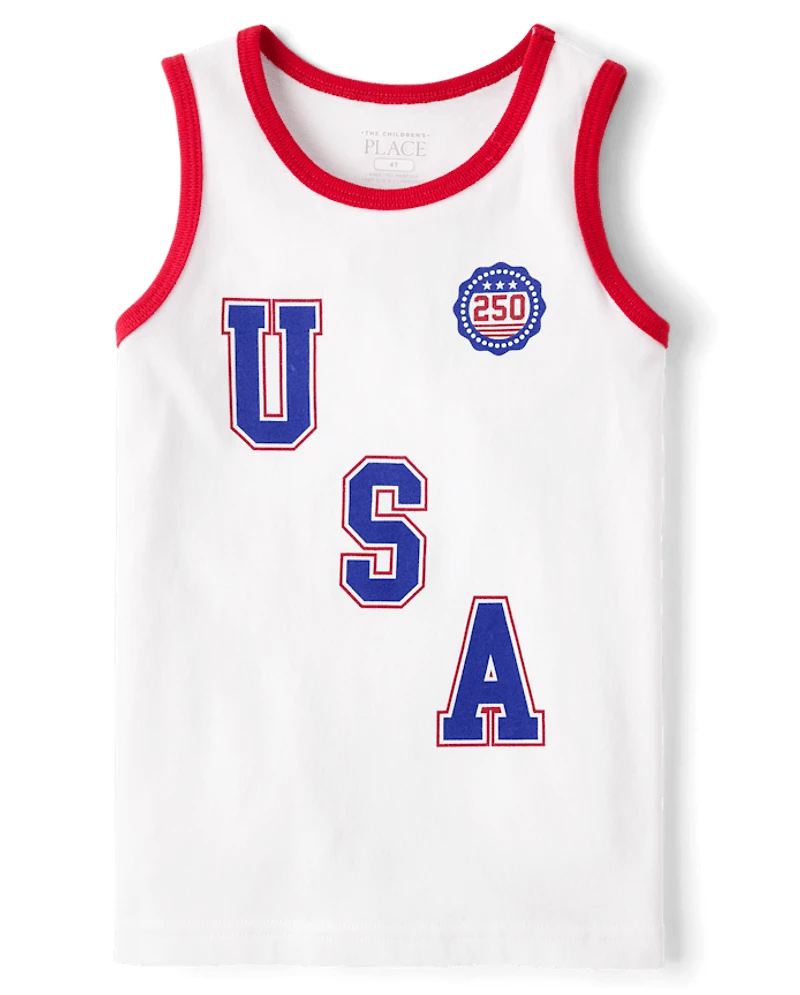 Baby And Toddler Boys USA 2-Piece Outfit Set