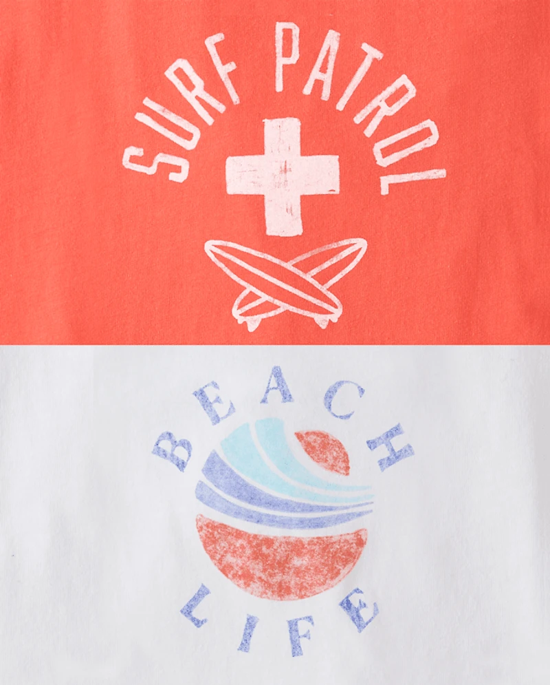 Boys Graphic Tank Top 6-Pack