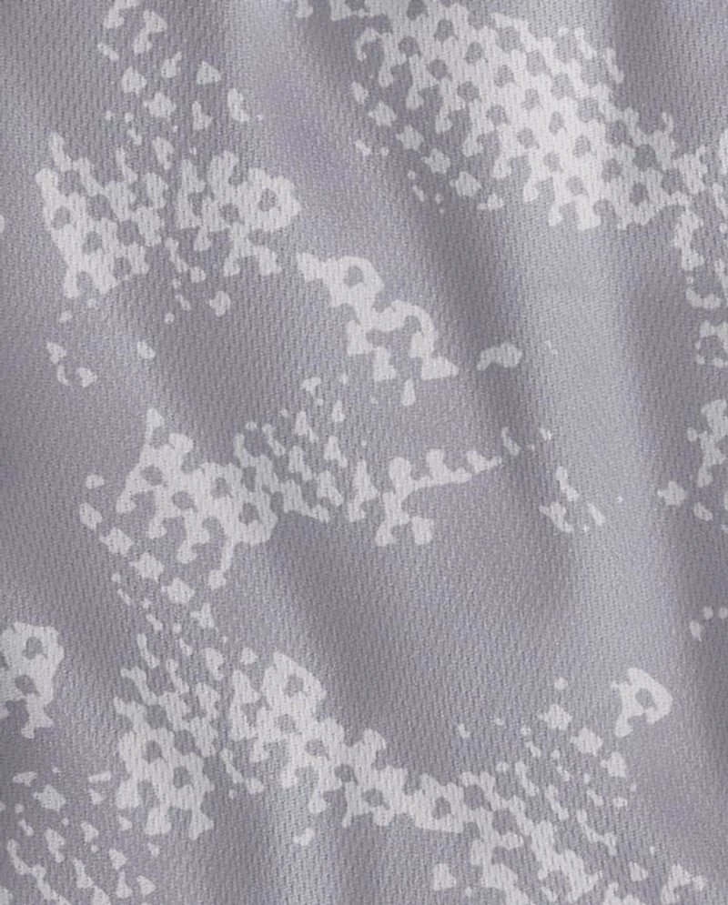 Kids Quick Dry Print Mesh Active Shorts