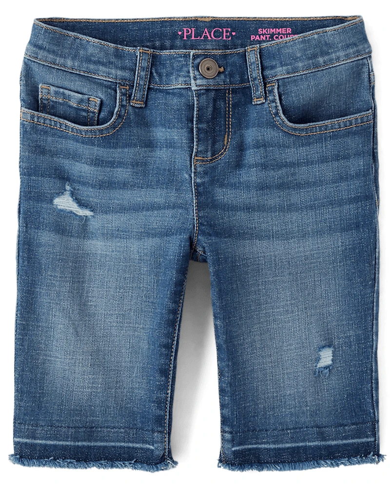 Girls Skimmer Jean Shorts 2-Pack