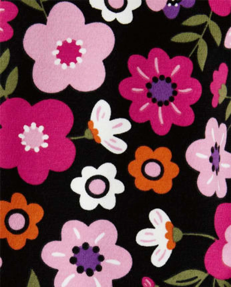 Girls Floral Ponte Jeggings - Tree House