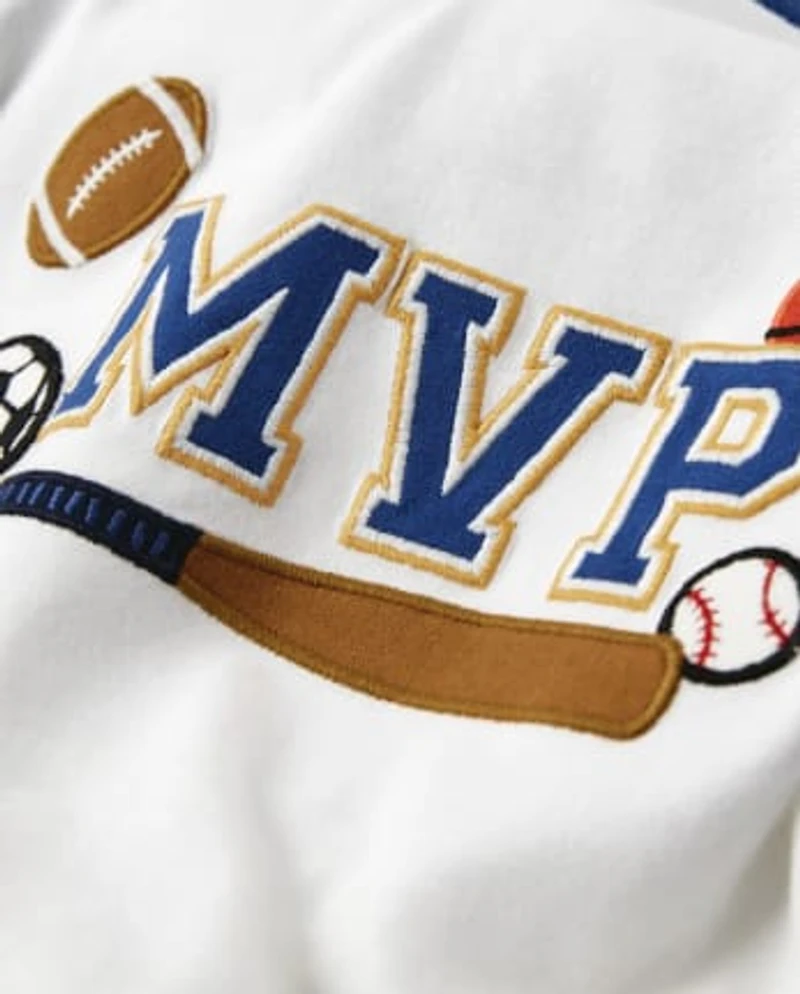 Boys Embroidered MVP Top - Future