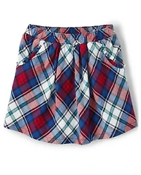 Girls Plaid Skort - Teacher's Favorite