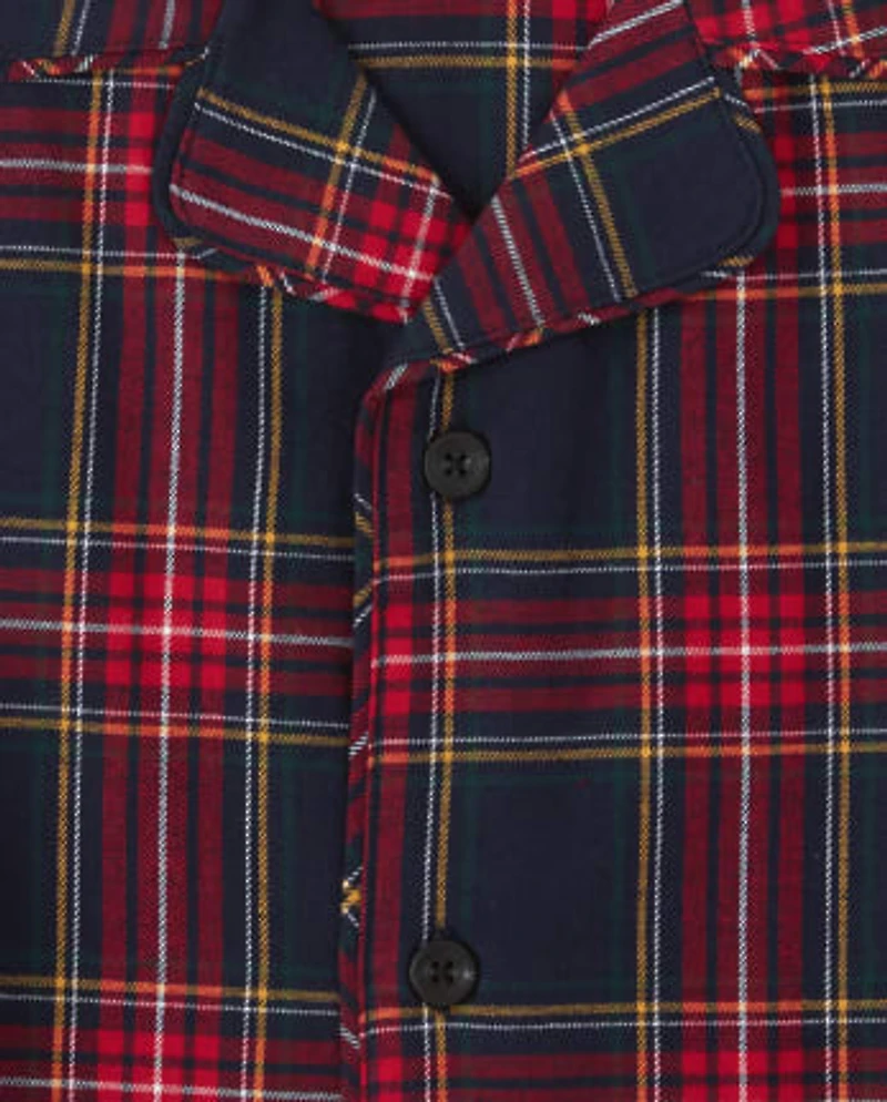 Adult Plaid Flannel 2-Piece Pajamas - Gymmies