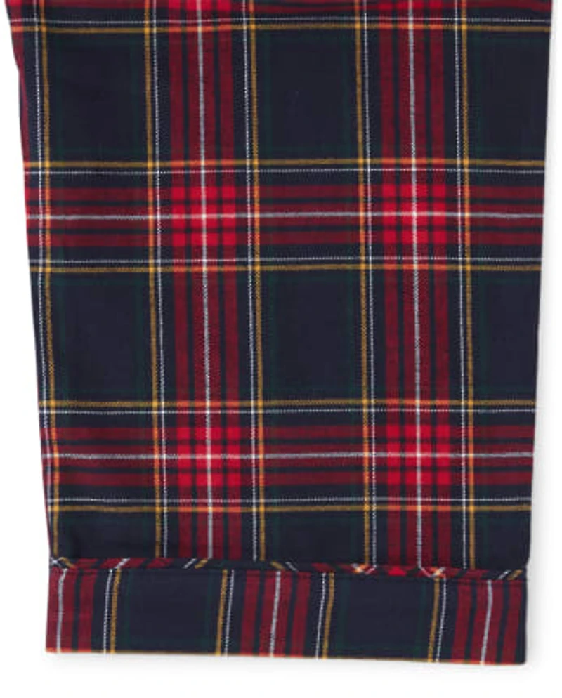 Adult Plaid Flannel 2-Piece Pajamas - Gymmies
