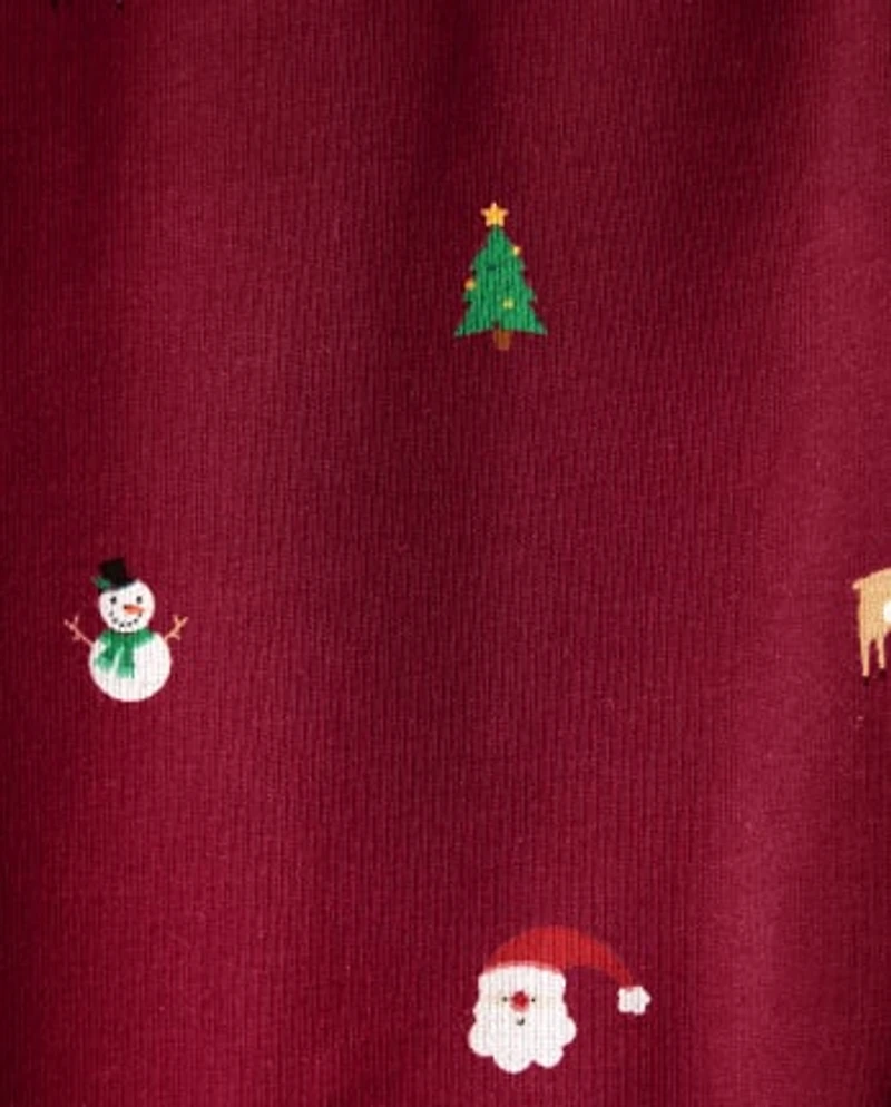 Girls Christmas Leggings - Ho