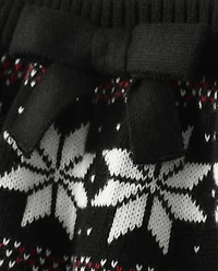 Jupe pull jacquard pour fille - Reindeer Cheer