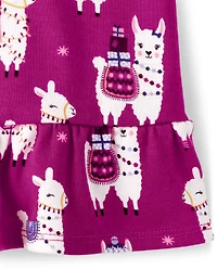 Haut Fille Llama à basque - Little Llamas