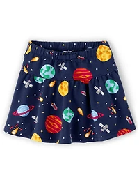 Girls Space Skort - Comet Club