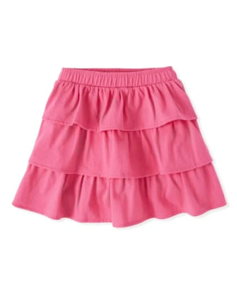 Girls Tiered Skort - Rock Academy