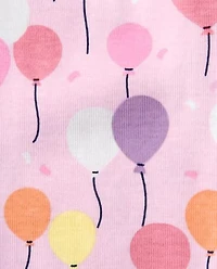 Girls Birthday Cat Snug Fit Cotton Pajamas - Gymmies